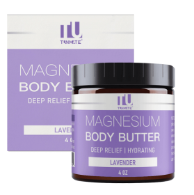 PSKC10 magnesium body moisturizer night magnesium cream light fragrance (lavender), hyaluronic acid, capacity 120m*2l sales set 1*2pc