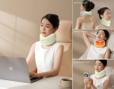 PSHZU5 neck massager neck support massage 360Â° anti-bow support 850 mAh endurance time 2h constant temperature hot compress