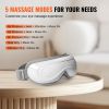 VEVOR Heated Eye Massager Eye Care Device 5 Modes Bluetooth Music 180Â° Foldable